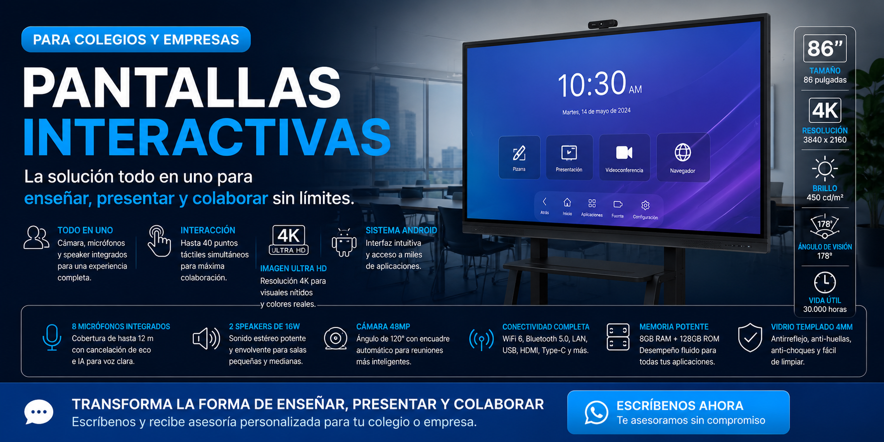 Pantallas Interactivas